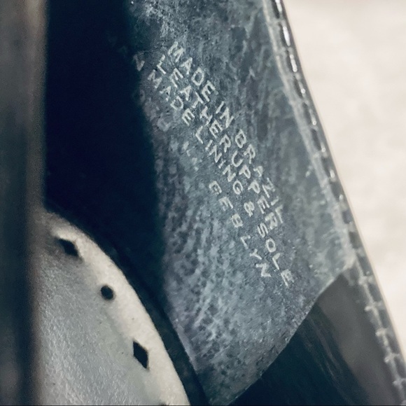 BCBG Peep Toe Wedge black Patent Leather size 7 - Picture 16 of 16